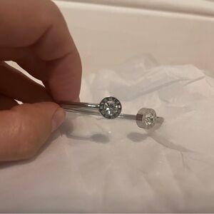 Elegant Silver Bracelet with Crystal Accents